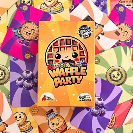 Playever Waffle Party, Okul Öncesi Dikkat, Görsel Algı ve Refleks Geliştiren Kart Oyunu (4-7 Yaş)