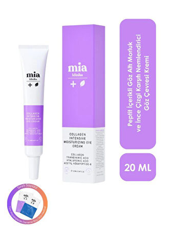 Koyu Leke Görünümü ve İnce Çizgi Görünümünün Azalmasın Yardımcı Peptit İçeren Göz Çevresi Bakım Kremi 20 ML