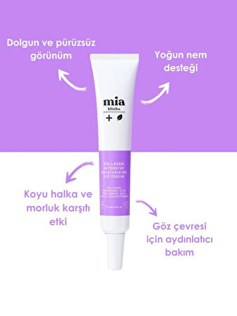 Koyu Leke Görünümü ve İnce Çizgi Görünümünün Azalmasın Yardımcı Peptit İçeren Göz Çevresi Bakım Kremi 20 ML