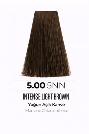 DNA Saç Boyası Kalıcı Profesyonel Krem Boya – Yoğun Pigment & Parlaklık 5.00 naturel açık kahve100ml