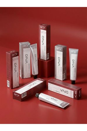 DNA Saç Boyası Profesyonel Krem Boya – Yoğun beyaz kapatıcı & Parlaklık 6.00 koyu kumral 100ml