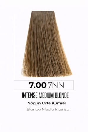 DNA Saç Boyası Kalıcı Profesyonel Krem Boya – Yoğun Pigment & Parlaklık 7.00naturel orta kumral100ml