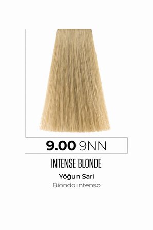 DNA Saç Boyası Profesyonel Krem Boya – Yoğun beyaz kapatıcı & Parlaklık 9.00 yoğun sarı 100ml