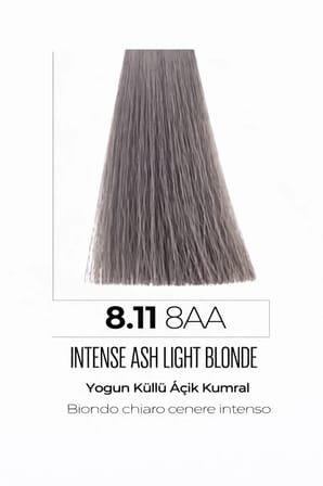 DNA Saç Boyası Profesyonel Krem Boya Yoğun Pigment & Parlaklık 8.11 açık küllü kumral 100ml