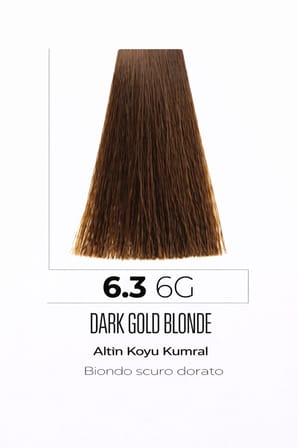 DNA Saç Boyası Kalıcı Profesyonel Krem Boya – Yoğun Pigment & Parlaklık 6.3 altın koyu kumral 100ml