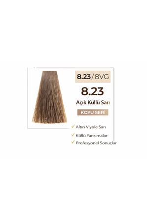 DNA Saç Boyası Kalıcı Prof Krem Boya – Yoğun Pigment & Parlaklık 8.23 altın viole sarı 100ml