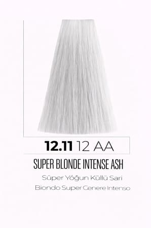 DNA Saç Boyası Kalıcı Krem Boya Yoğun Pigment & Parlaklık 12.11 süper ekstra yoğun küllü sarı 100ml