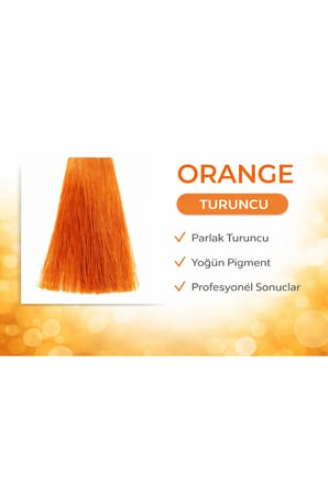 DNA Saç Boyası Kalıcı Prof Krem Boya – Yoğun Pigment & Parlaklık mix turuncu orange 100ml