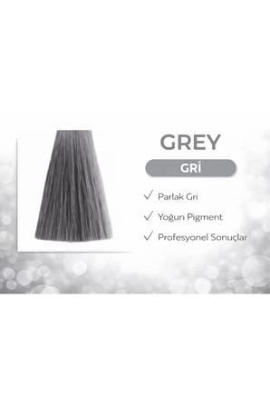 DNA Saç Boyası Kalıcı Prof Krem Boya – Yoğun Pigment & Parlaklık mix gri grey 100ml
