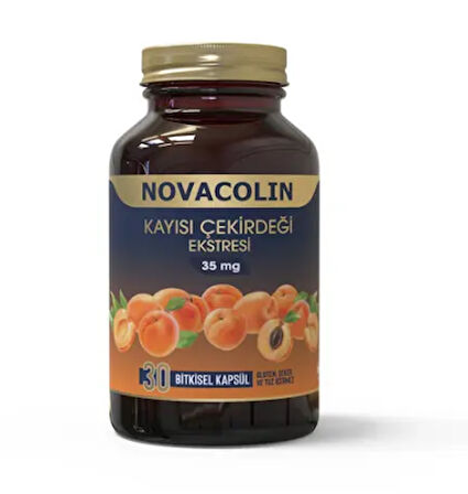 Novacolin Kayısı Çekirdeği Ekstresi 30 Kapsül