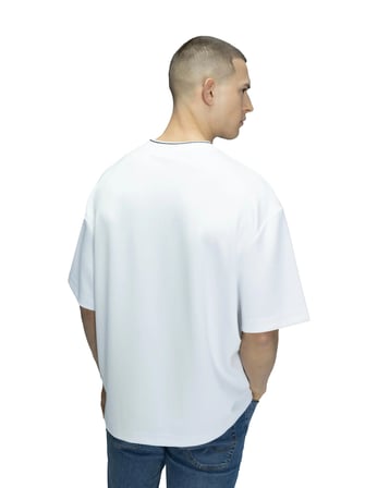 Erkek Boxy Kısakol Oversize T-Shirt