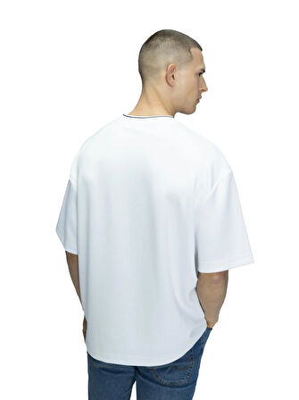 Erkek Boxy Kısakol Oversize T-Shirt