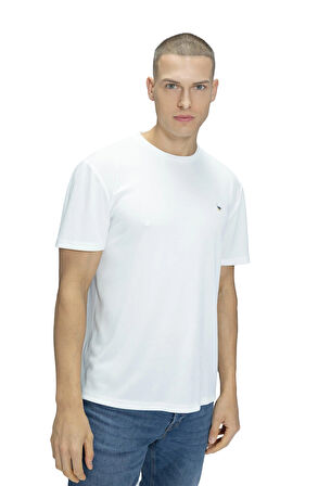 Bisiklet Yaka Fitilli T-Shirt