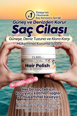 Hair Polish 250 ml Boyalı Saçlarda Dahil Tüm Saç Tipleri Için Saç Cilası