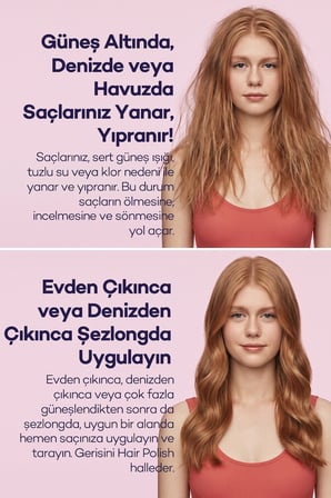 Hair Polish 250 ml Boyalı Saçlarda Dahil Tüm Saç Tipleri Için Saç Cilası