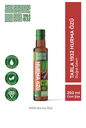 Tarla 1932 Hurma Özü Soğuk Sıkım, Doğal & Katkısız  250 ml