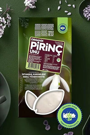 TARLA 1932 ORGANİK PİRİNÇ UNU 400 Gr