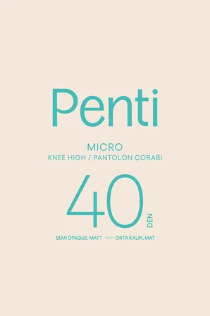 Kız Çocuk Pretty Micro 40 Siyah Pantolon Çorabı