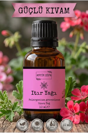  itır uçucu yağı 10 ml - doğal ıtır yağı , sardunya yağı