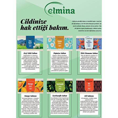 Elmina Sabun EŞŞEK SÜTÜ – Nemlendirici Doğal Sabun (100 gr)