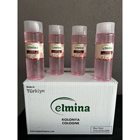 Elmina Kolonya 400 ml Amber 4'lü