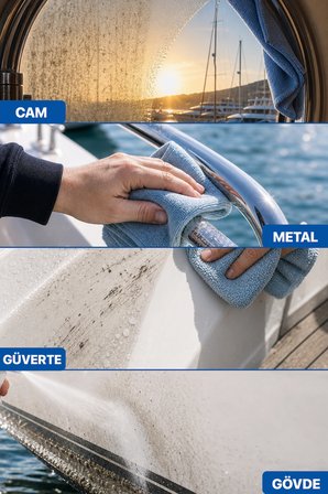Glint Marine 1 Litre Tekne Yat ve Deniz Aracı Temizleyici