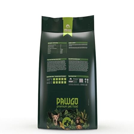 PAWGO Standard Superiority 15 Kg | Kuzu Etli | Yetişkin Köpek Maması