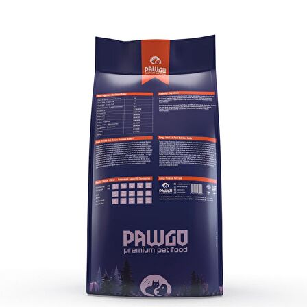 PAWGO Premier Perfection 15 Kg | Tavuk Etli | Hypoallergenic | Düşük Tahıllı | Kedi Maması