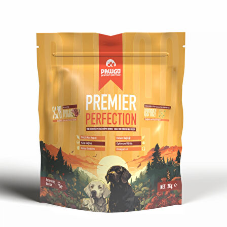 PAWGO Premier Perfection 2 Kg | Kuzu Etli | Yetişkin Köpek Maması