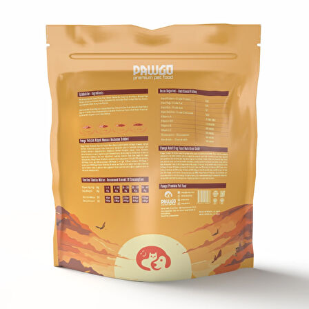 PAWGO Premier Perfection 2 Kg | Kuzu Etli | Yetişkin Köpek Maması