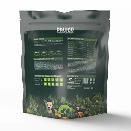 PAWGO Standard Superiority 2 Kg | Kuzu Etli | Yetişkin Köpek Maması