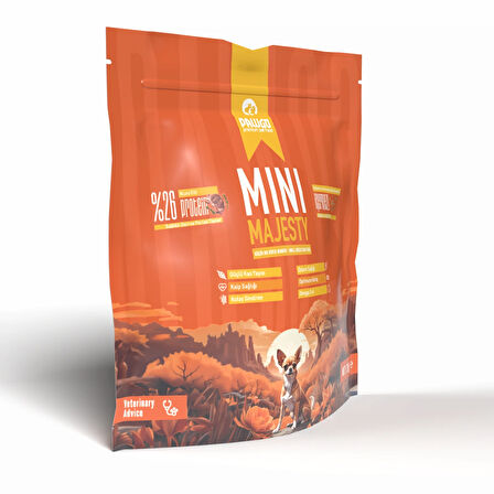 PAWGO Mini Majesty 2 Kg | Küçük Irk | Kuzu Etli | Yetişkin Köpek Maması