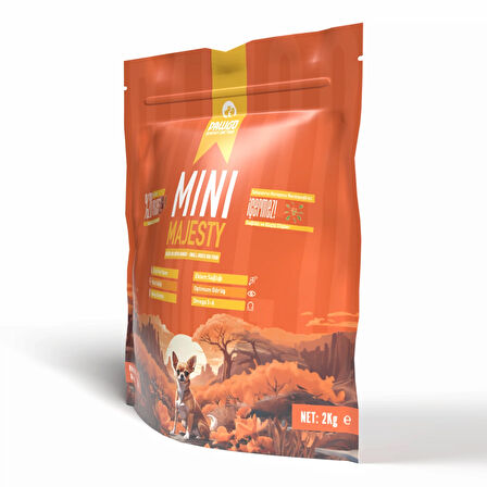 PAWGO Mini Majesty 2 Kg | Küçük Irk | Kuzu Etli | Yetişkin Köpek Maması