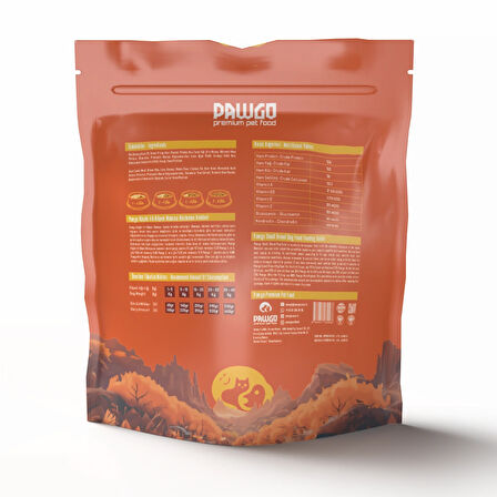 PAWGO Mini Majesty 2 Kg | Küçük Irk | Kuzu Etli | Yetişkin Köpek Maması