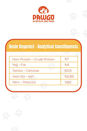 PAWGO Lamb Legacy | 415g X 24 | Yetişkin | Parça Etli | Köpek Yaş Mama