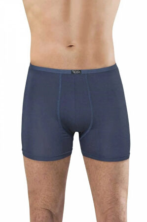 5 Adet Düz Renk Likralı Bambu Erkek Boxer %96 Bambu %4 Likra