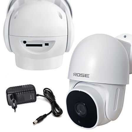 Ahd PTZ Kamera 360 Derece Sesli 1080p Rose AHD-30100  R9