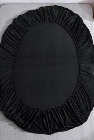 Kadife Kumaş Çift Kişilik Fitted Lastikli Çarşaf Takımı 160x200+30 cm