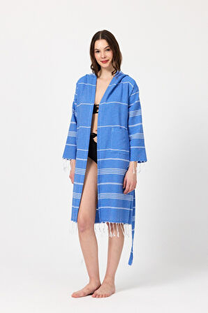 Makro Kadın Bornoz peştemal Plaj elbisesi Pareo
