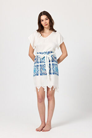 Copia Kadın Bambu Plaj Elbisesi