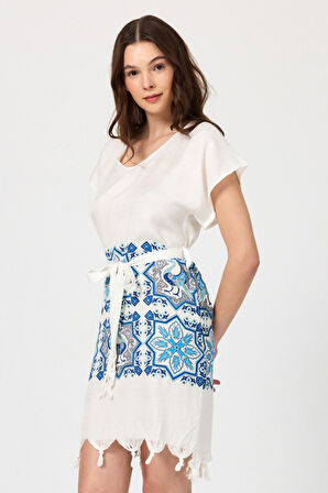 Copia Kadın Bambu Plaj Elbisesi