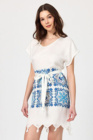 Copia Kadın Bambu Plaj Elbisesi