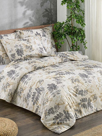 Pamuklu Çift Kişilik Nevresim Takımı - Yumuşak Dokulu 200x220 cm ( Çarşafı King Size )