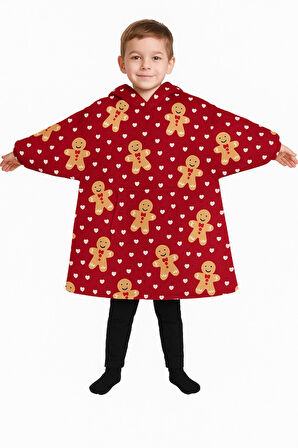 Çocuk Giyilebilir Battaniye Wellsoft Unisex Oversize