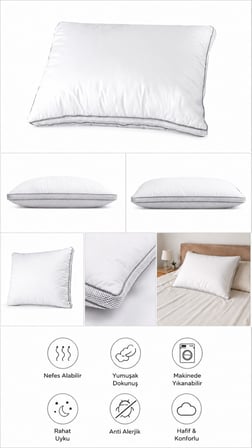 Aida Hava Kanallı Yastık 50x70 900 gr