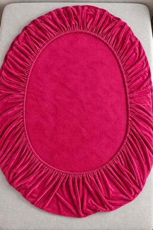 Kadife Kumaş Battal Çift Kişilik Fitted Lastikli Çarşaf Takımı 180x200+30 cm