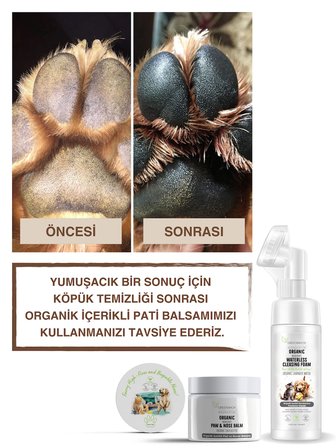 Greenwich Kedi ve Köpek Pati Temizleme Köpüğü 150 ml – Durulama Gerektirmeyen Vegan Temizleme Köpüğü | Günlük Pati Hijyeni ve Pratik Bakım Desteği