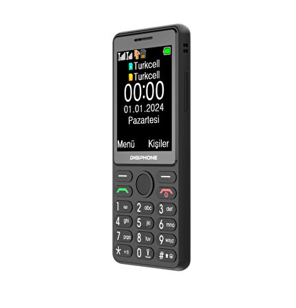 DIGIPHONE S600  Siyah Tuşlu Cep Telefonu