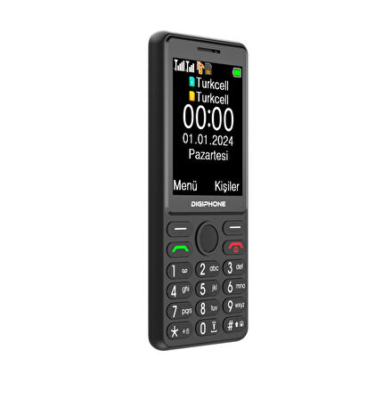 DIGIPHONE S600  Siyah Tuşlu Cep Telefonu