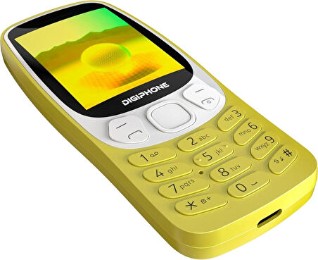 Digiphone S320 Sarı Kameralı Tuşlu Cep Telefonu